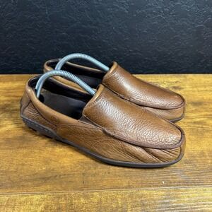 Merrell Rally Moc J38507 Brown Leather Slip-On Loafers Mens Size 8.5 US